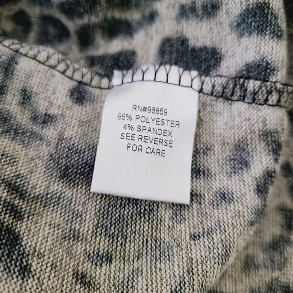 W118 By Walter Baker T-Shirt Dress M Soft Knit Animal Print Casual Pullo…‎ - Picture 7 of 7
